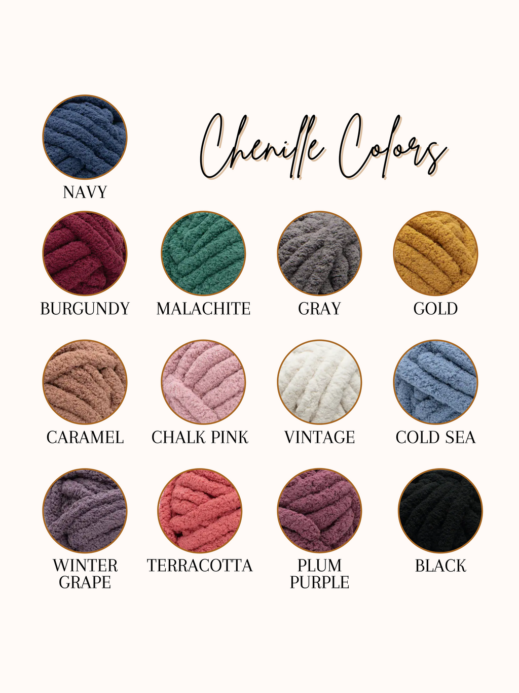 Hand-Knit Chenille Throw Blanket