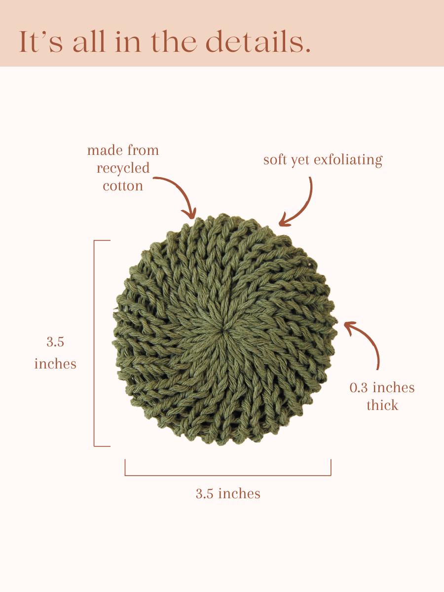 Reusable Cotton Facial Rounds (4 pack)