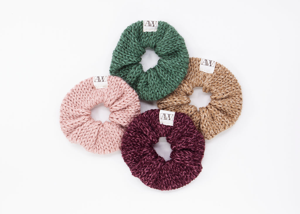 Knitted Scrunchie