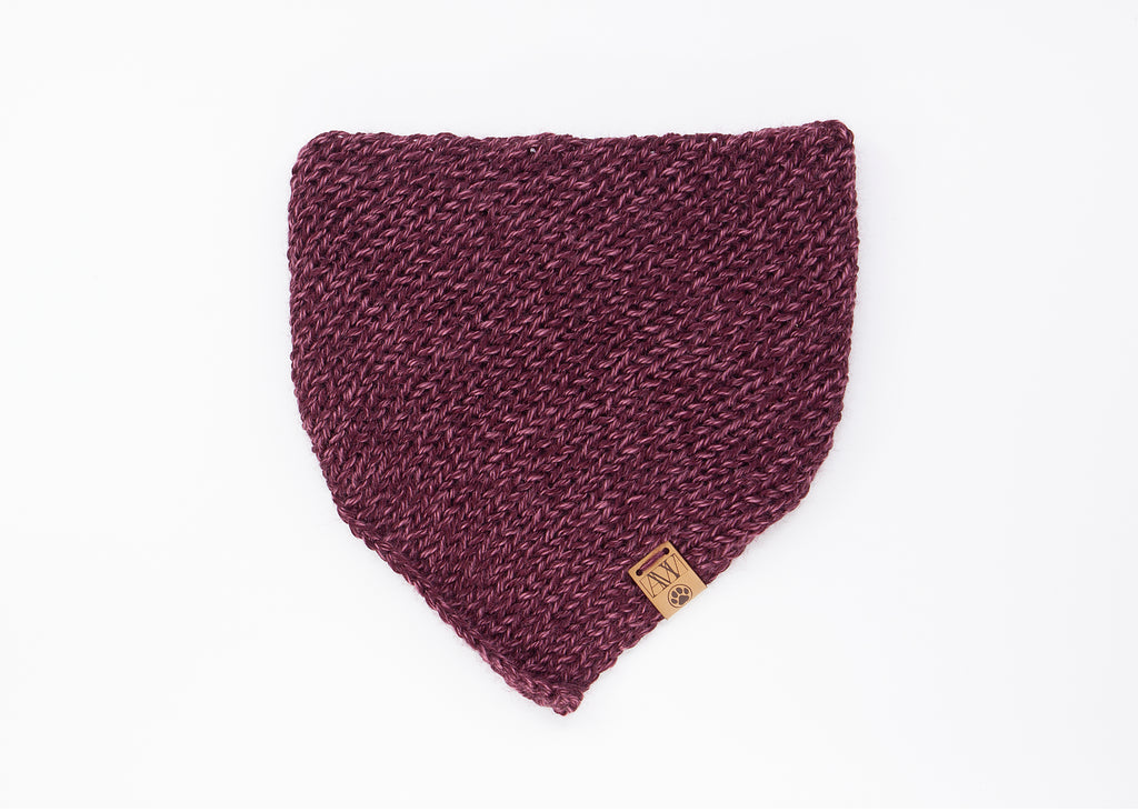 Knitted Dog Bandana