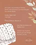Brunch & Blankets | A Cozy Hand-Knit Blanket Experience - August 23rd