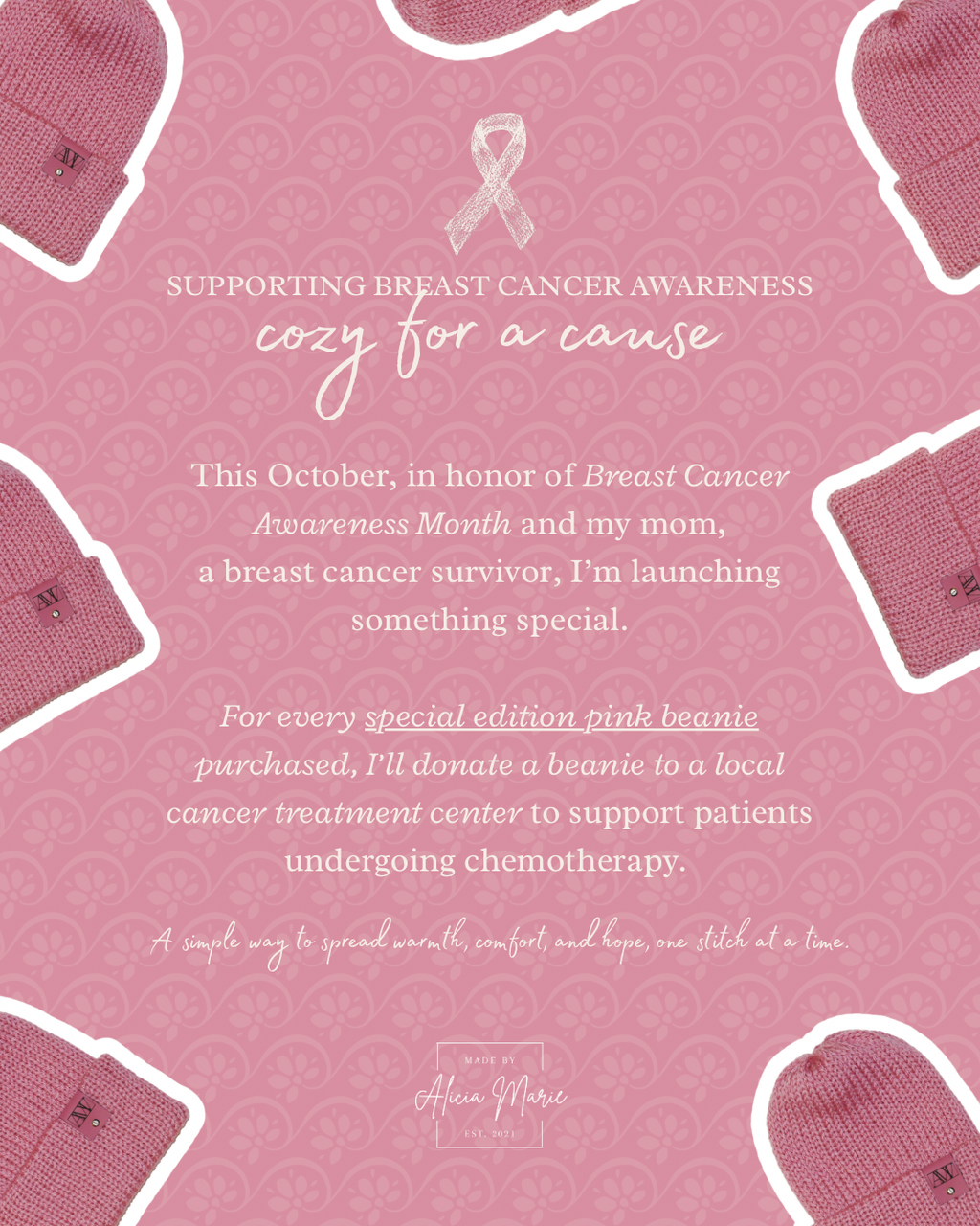Special Edition: Breast Cancer Awareness Beanie