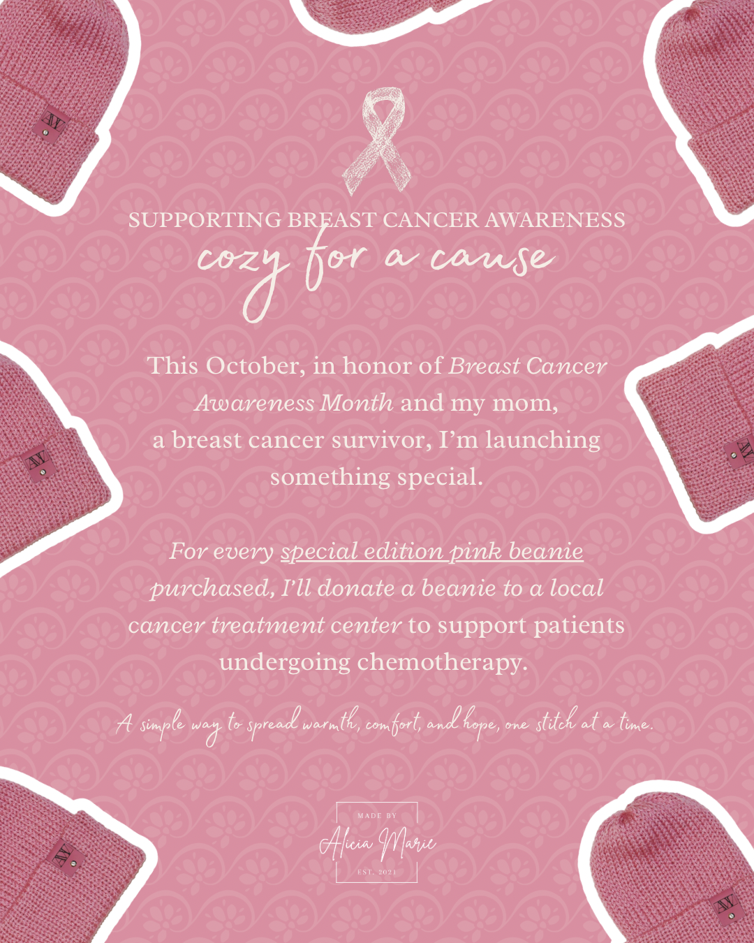 Special Edition: Breast Cancer Awareness Beanie