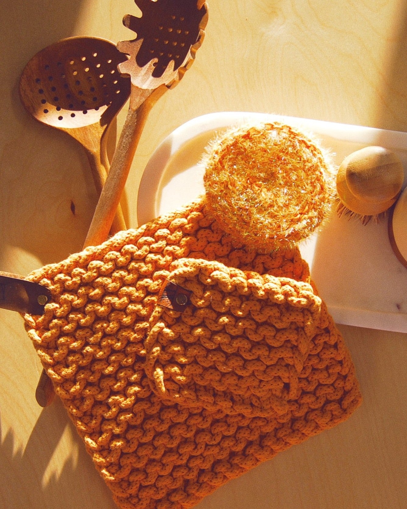 Reusable Cotton Dish Scrubbies (4 pack)