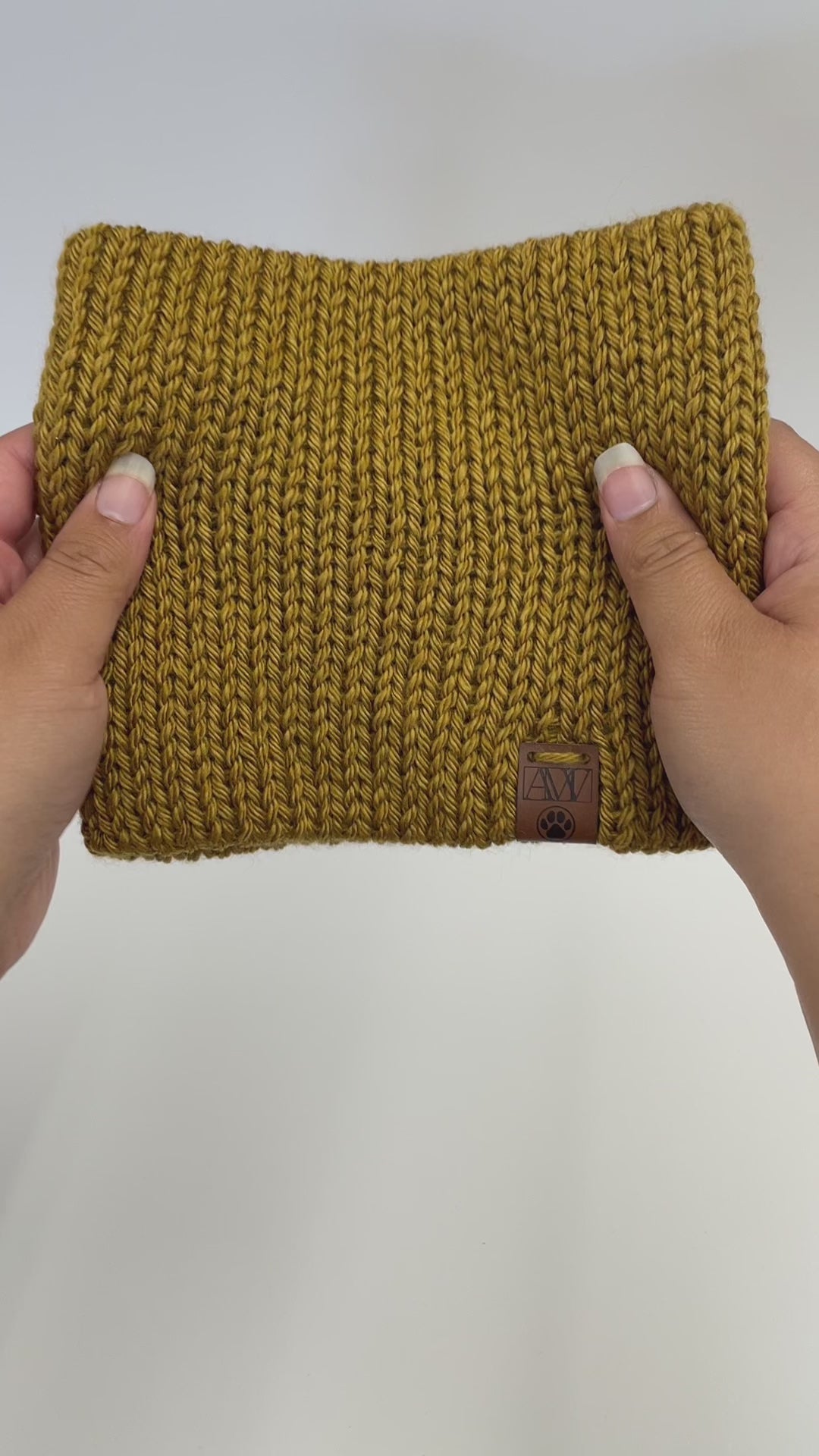 Knitted Dog Snood/Scarf