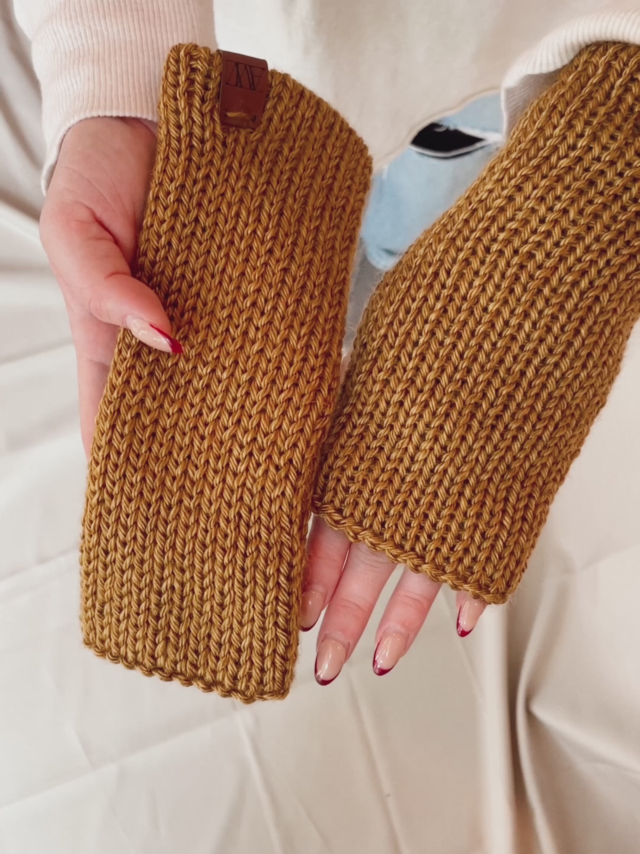 Adult Fingerless Gloves