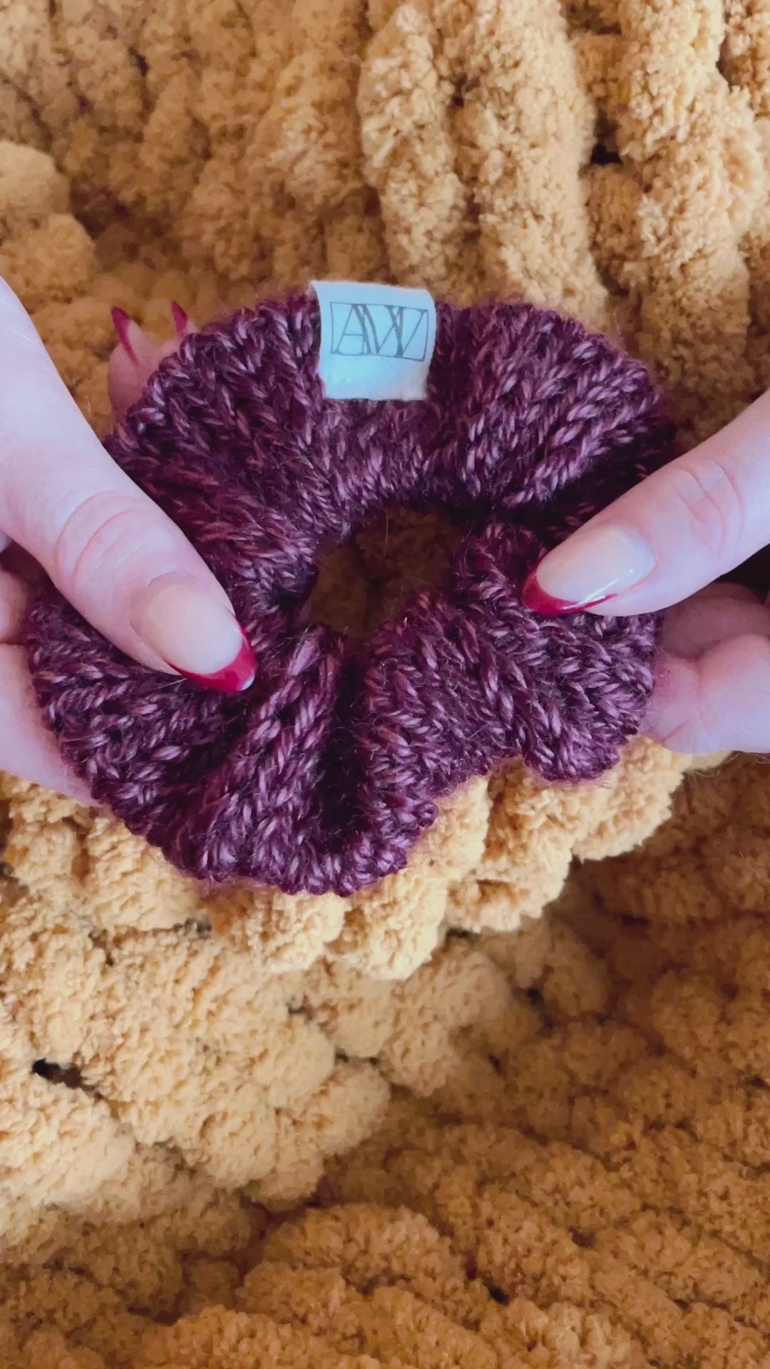 Knitted Scrunchie
